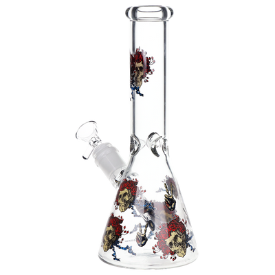 Grateful Dead x Pulsar Beaker Bong | Bertha Peace | Back View