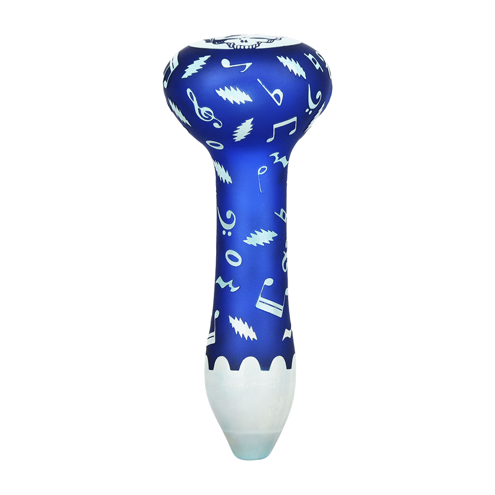 Grateful Dead x Pulsar Etched Spoon Pipe | Steal Your Face | Back View