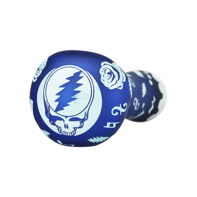 Grateful Dead x Pulsar Etched Spoon Pipe | Steal Your Face | Front Bowl View