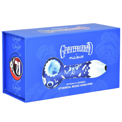 Grateful Dead x Pulsar Etched Spoon Pipe | Steal Your Face | Packaging