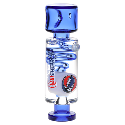 Grateful Dead x Pulsar Glycerin Spiral Hand Pipe | Alt Side View