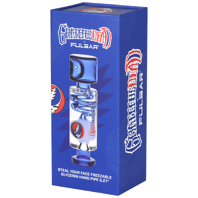 Grateful Dead x Pulsar Glycerin Spiral Hand Pipe | Gift Box Packaging