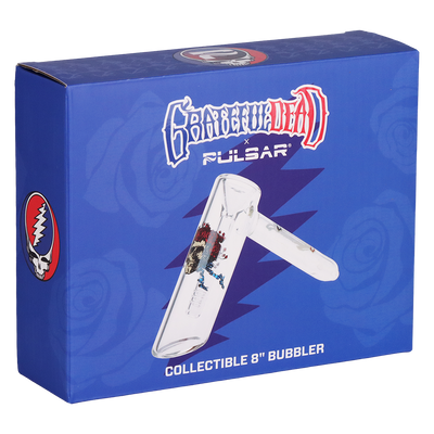 Grateful Dead x Pulsar Hammer Bubbler | Bertha | Packaging Front View