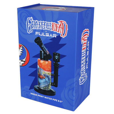 Grateful Dead x Pulsar Inside Print Bong | Boxer | Gift Box Packaging
