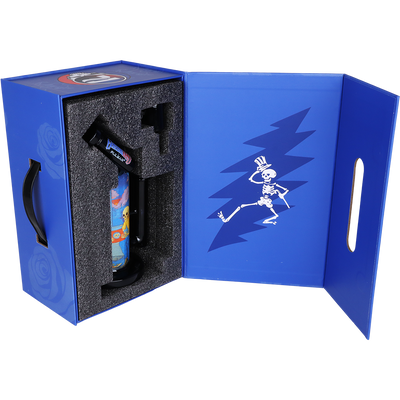 Grateful Dead x Pulsar Inside Print Bong | Deadhead Dorm | Packaging Open View