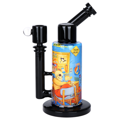 Grateful Dead x Pulsar Inside Print Bong | Deadhead Dorm | Alt Side View