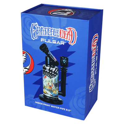 Grateful Dead x Pulsar Inside Print Bong | UFO Jam | Gift Box Packaging