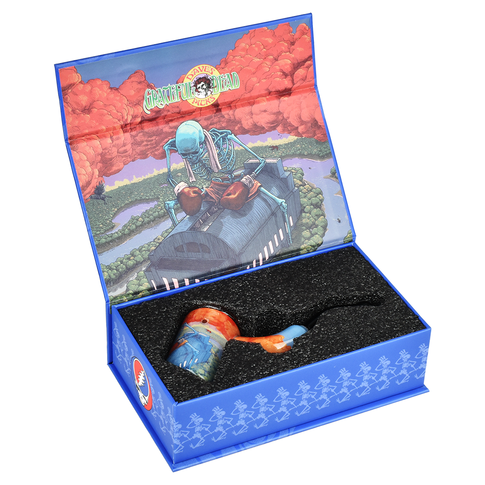 Grateful Dead x Pulsar Inside Print Sherlock Pipe | Boxer | Packaging Open View