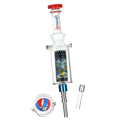 Grateful Dead x Pulsar Inside Print Vapor Vessel & Dab Dish | UFO Jam