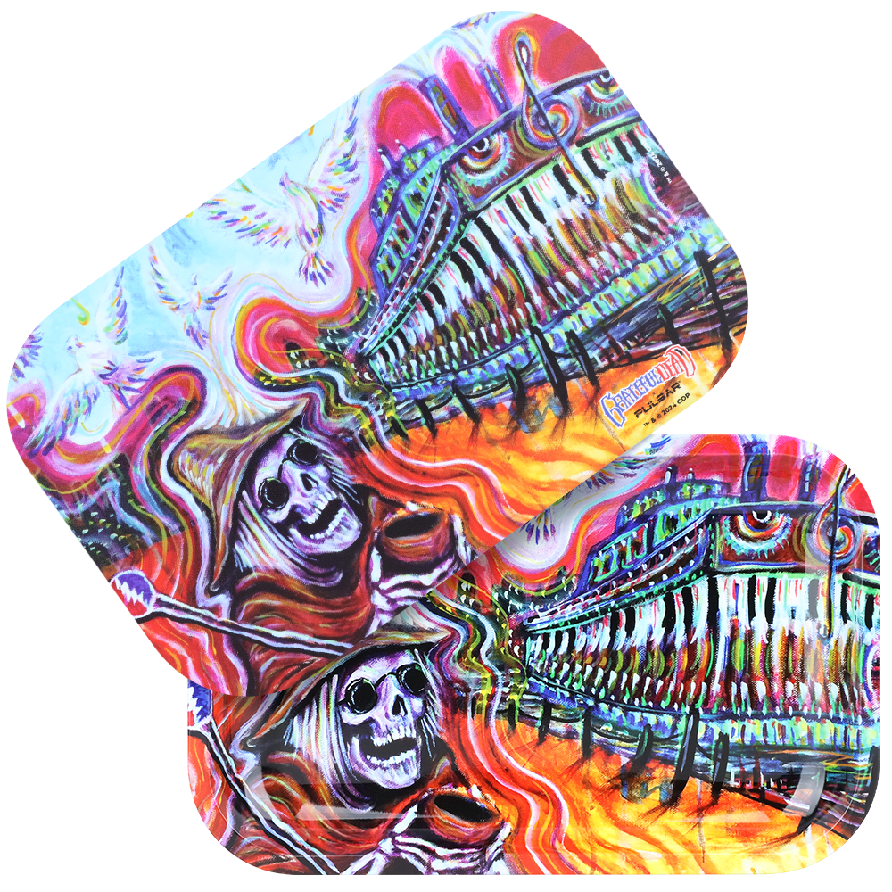Grateful Dead x Pulsar Metal Rolling Tray & Lid | Steamboat