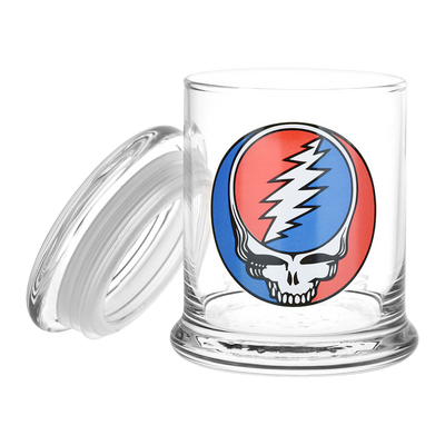 Grateful Dead x Pulsar Pop Top Jar | Steal Your Face | Open View