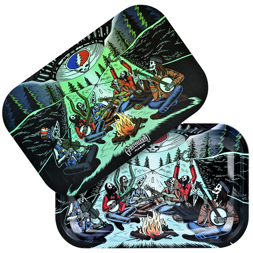 Grateful Dead x Pulsar Metal Rolling Tray & Lid | UFO Jam