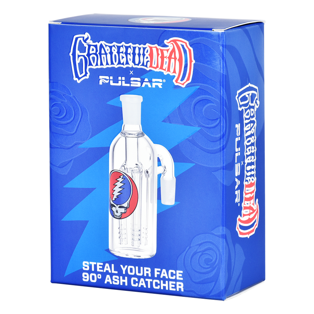 Grateful Dead x Pulsar Steal Your Face Ash Catcher | 90 Degree | Packaging