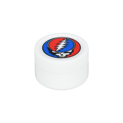 Grateful Dead x Pulsar Steal Your Face Reclaim Kit | Silicone Concentrate Container | Side View