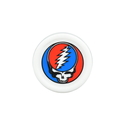 Grateful Dead x Pulsar Steal Your Face Reclaim Kit | Silicone Concentrate Container | Top View