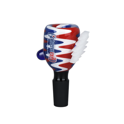 Grateful Dead x Pulsar Trippy Swirls Herb Slide | Front View