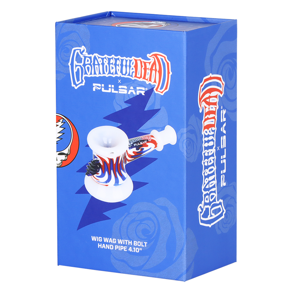Grateful Dead x Pulsar Wig Wag Hammer Hand Pipe | Gift Box Packaging