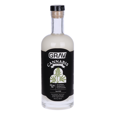 GRAV Black Label D9 THC Spirits | Front