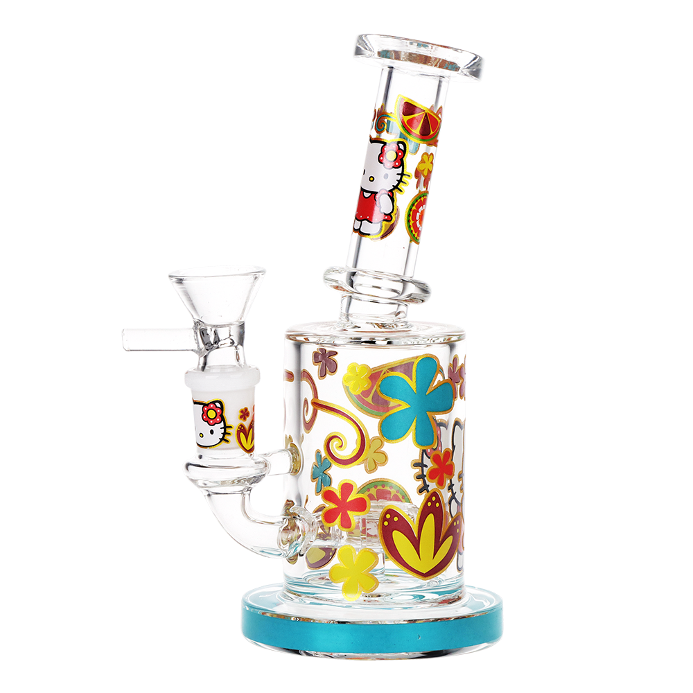 Greetings Kitty Bong | Orange Blossoms | Back View