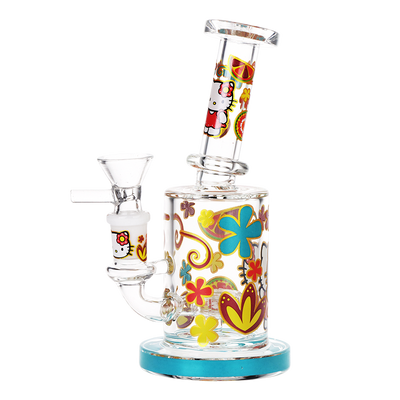 Greetings Kitty Bong | Orange Blossoms | Back View