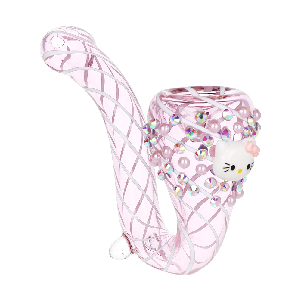 Greetings Kitty Sherlock Pipe | Front View