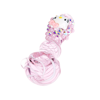 Greetings Kitty Spoon Pipe | Front View