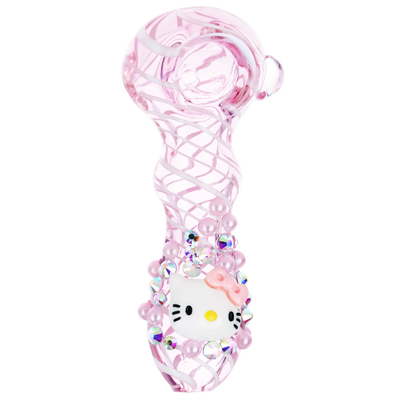 Greetings Kitty Spoon Pipe | Top View
