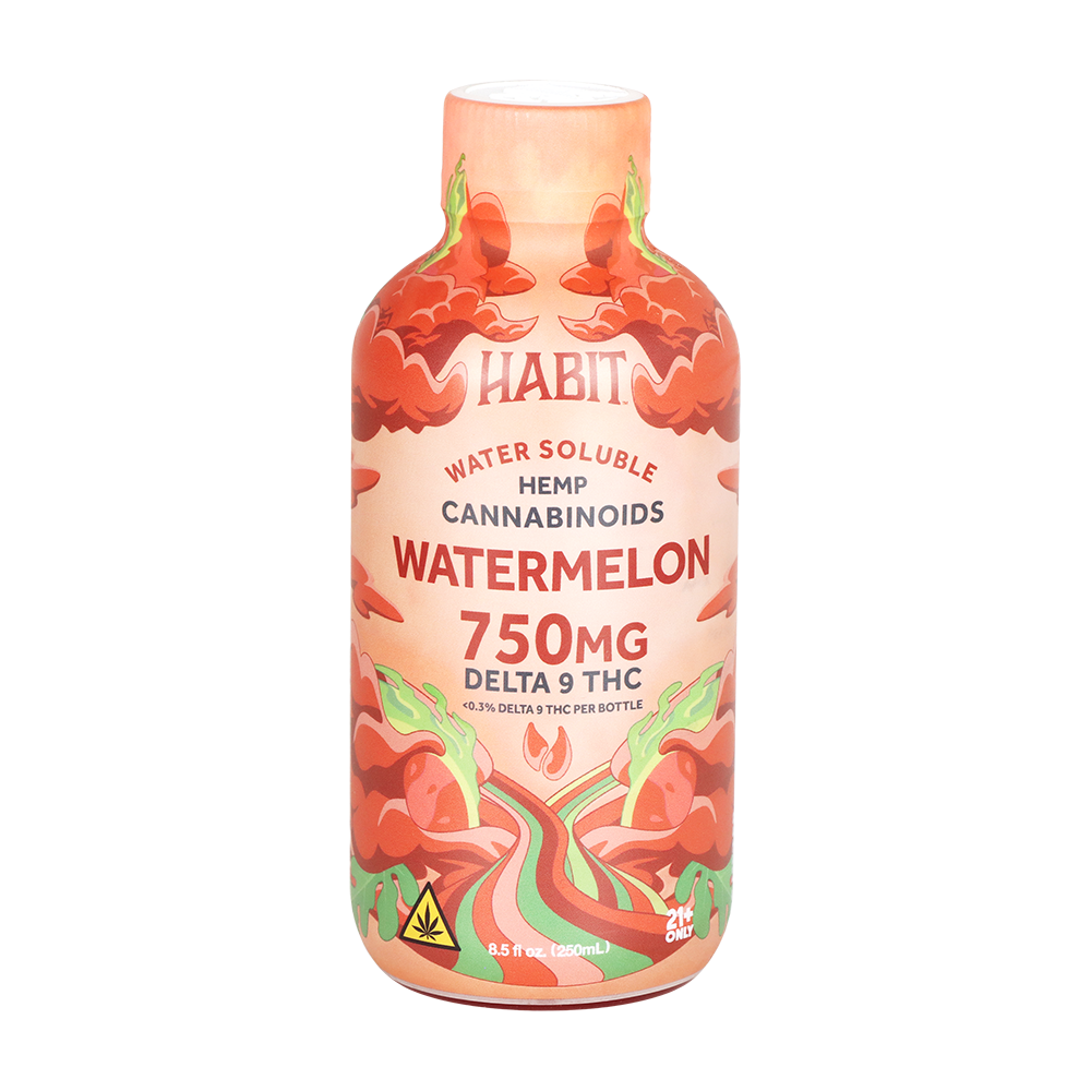 Habit Full Spectrum D9 THC Water-Soluble Syrup | Watermelon
