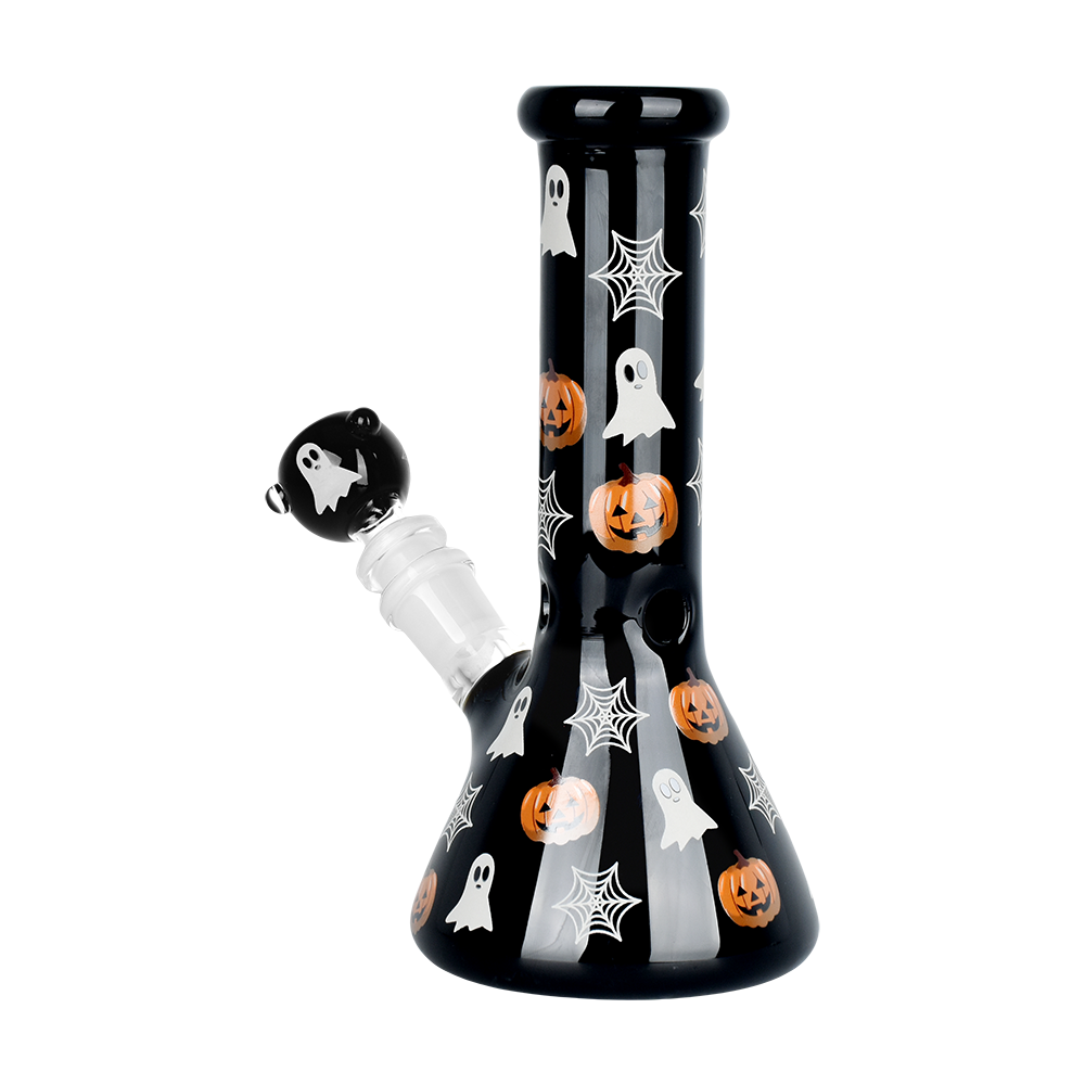 Hallows Glow Beaker Bong | Back View