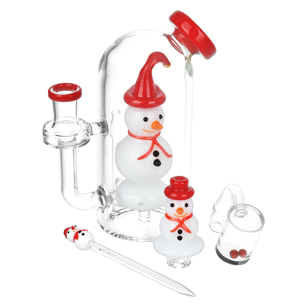Happy Snowman Dab Rig Set | Pieces