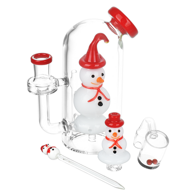 Happy Snowman Dab Rig Set | Pieces