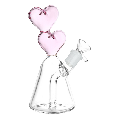 Hearts Converge Bong | Back View