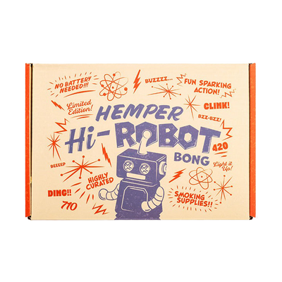 Hemper Hi-Robot Bong | Themed Gift Box Packaging