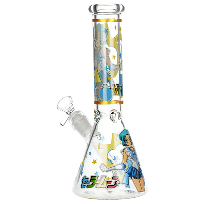 Stoner Moon Beaker Bong | Mercury | Back View