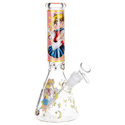 Stoner Moon Beaker Bong | Moon | Front View