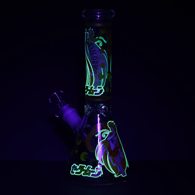 Stoner Moon Beaker Bong | Venus | Glow In The Dark Accents