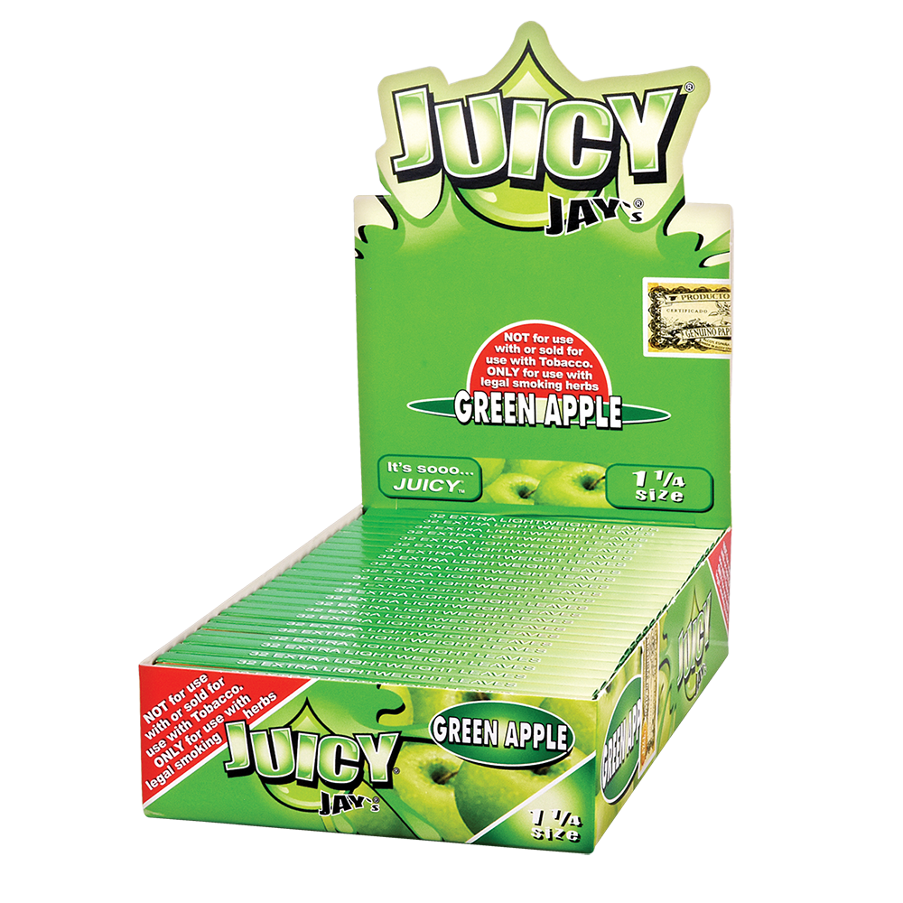 Juicy Jay's Flavored Rolling Papers | Green Apple