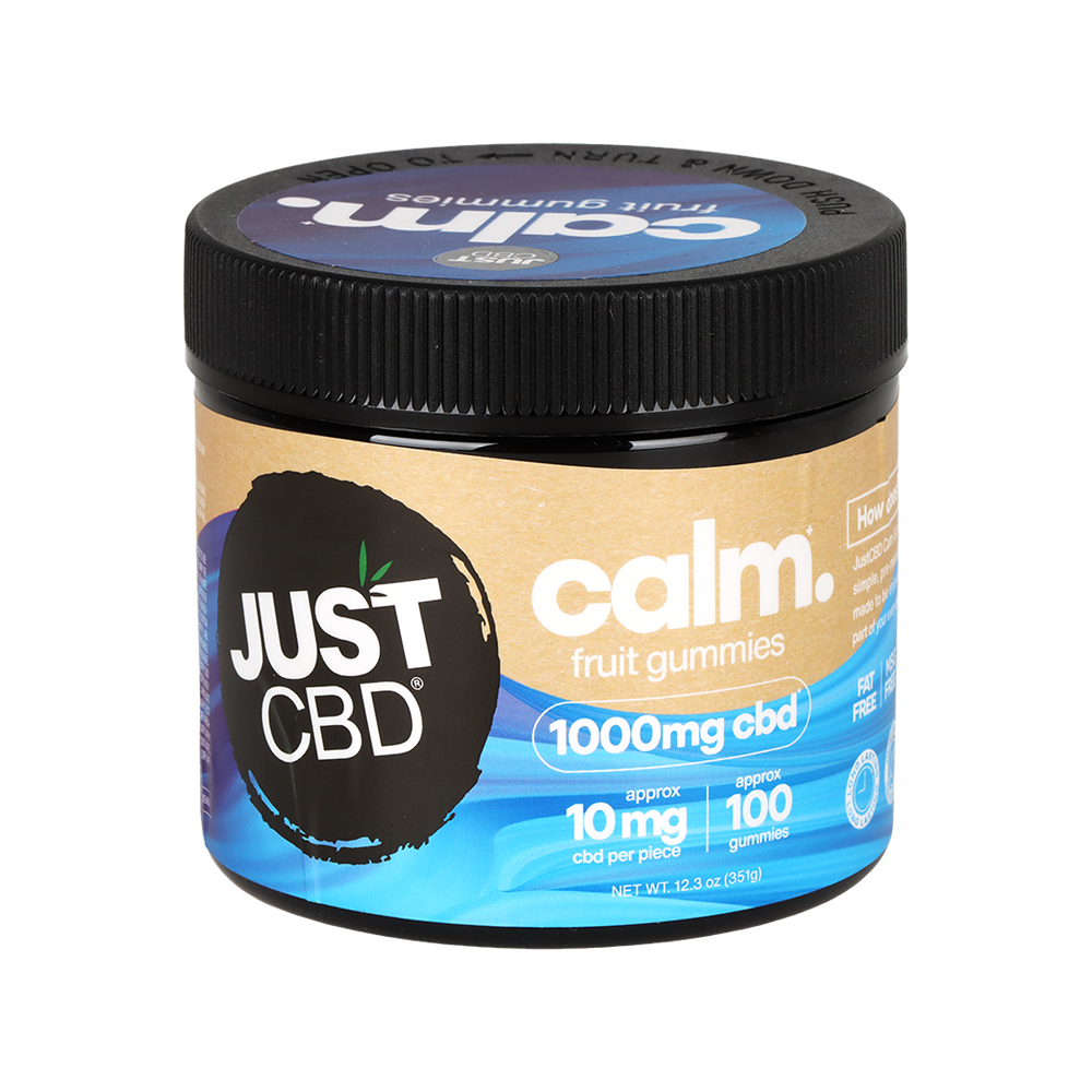 JUST CBD Gummies | Clear Bear | 100 Count Jar