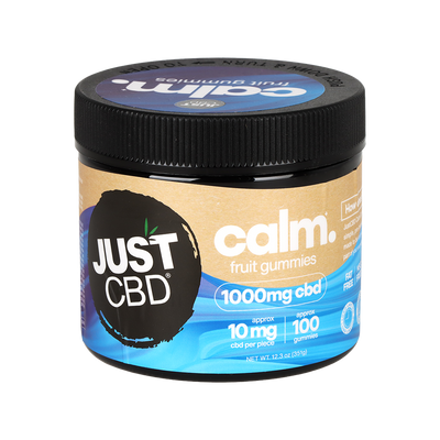 JUST CBD Gummies | Clear Bear | 100 Count Jar