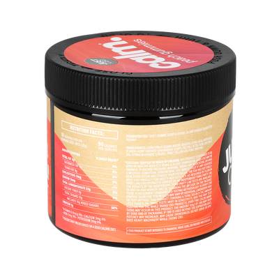 JUST CBD Gummies | Peach Rings | Back View