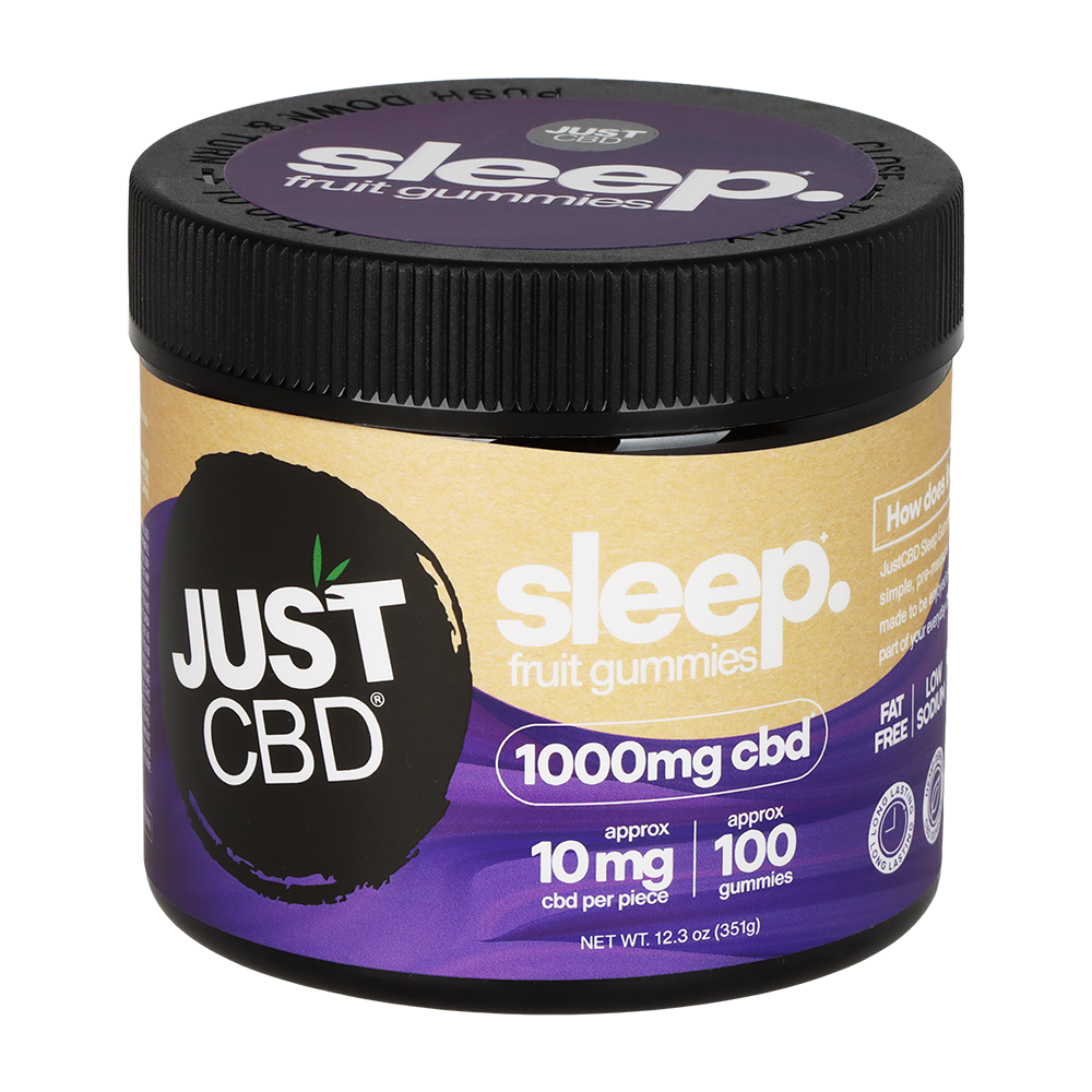 JUST CBD SLEEP Gummies | Clear Bears | Packaging Front
