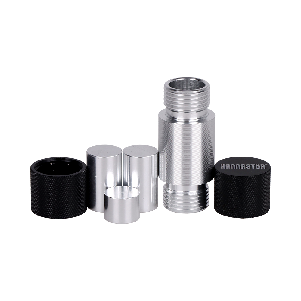 Kannastor Aluminum Pollen Press | 14mm Size | 6 Piece Set