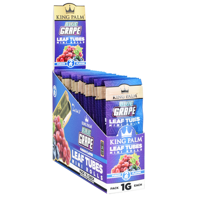 King Palm Leaf Rolls | Mini 2 Pack | Blue Grape