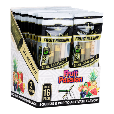 King Palm Leaf Rolls | Mini 2 Pack | Fruit Passion