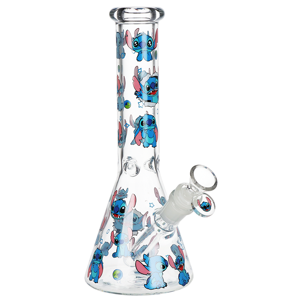 Little Blue Creature Beaker Bong | Front View