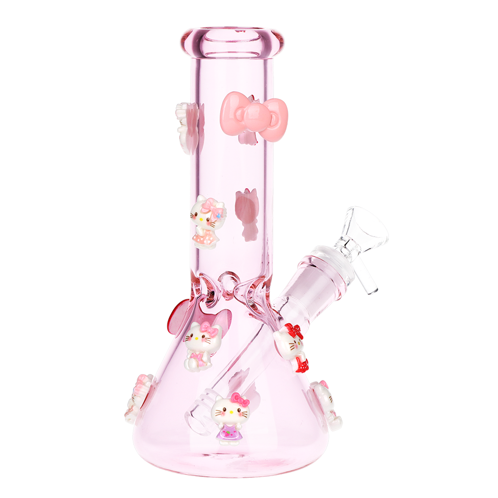 Little Bow Kitty Beaker Bong | Back View