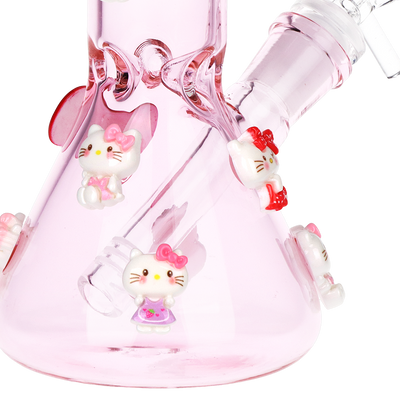 Little Bow Kitty Beaker Bong | Close View