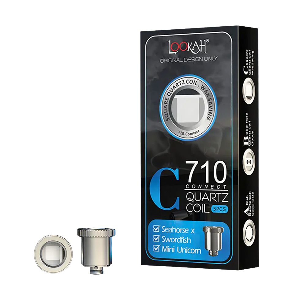 Lookah Seahorse 710 Connect Quartz Coil | Square