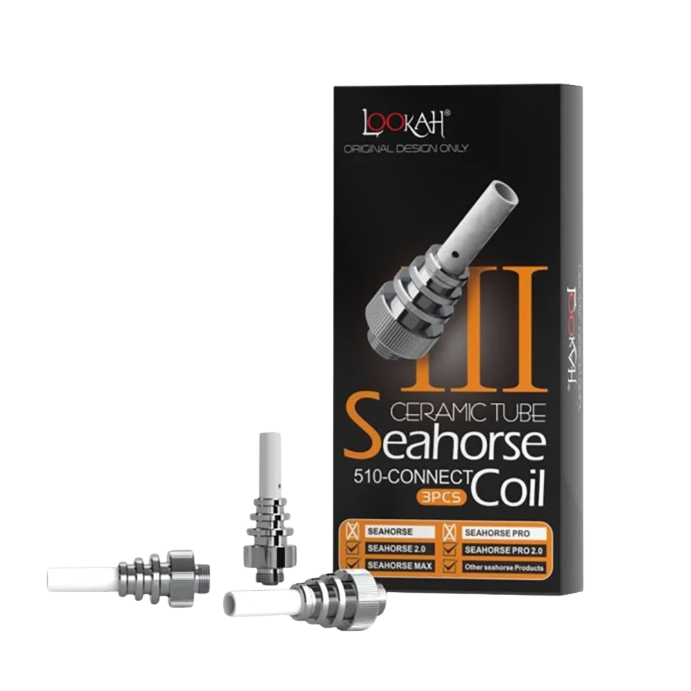 Lookah Seahorse Ceramic Tube 510 Thread Coil III