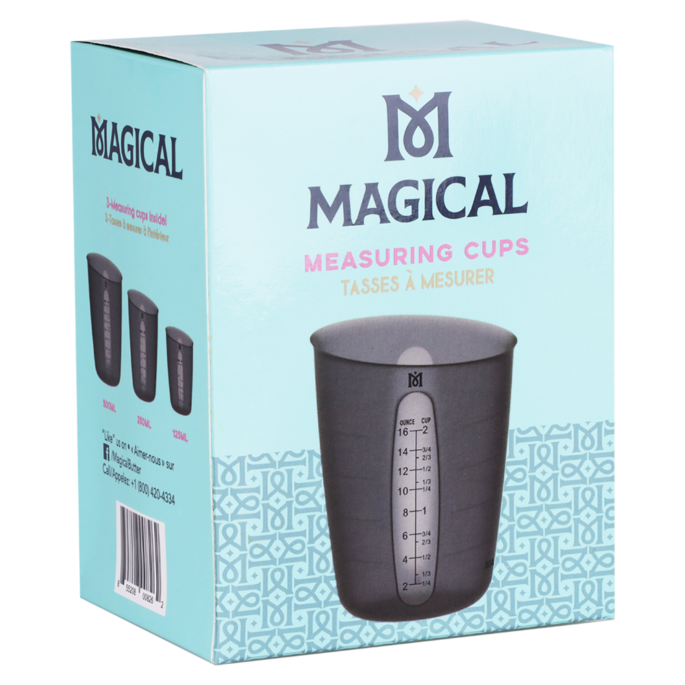 Magical Butter Silicone Measuring Cups | Packaging